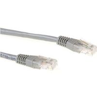 ACT Grijze 1,5 meter U/UTP CAT6A patchkabels met RJ45 connectoren