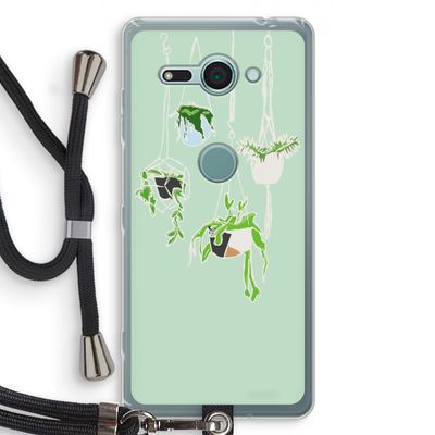 Hang In There: Sony Xperia XZ2 Compact Transparant Hoesje met koord