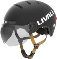 Livall l23 - urban led bike helmet with visor
