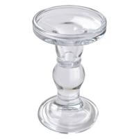 Clayre & Eef Kandelaar Ø 8x14 cm Transparant Glas Clayre & Eef Kandelaar Ø 8x14 cm Transparant Glas