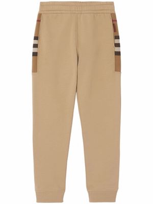 Burberry pantalon de jogging à carreaux - Tons neutres