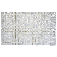 The Mosaic Factory Valencia Mozaiek Tegel Vierkant - 3D Icy Pearl Glas Recycled 328x518 mm