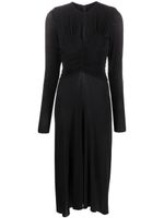 ISABEL MARANT robe mi-longue à manches longues - Noir