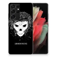 Silicone Back Case Samsung Galaxy S21 Ultra Skull Hair