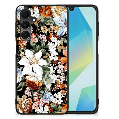 Bloemen Hoesje voor Samsung Galaxy A16 5G/4G Dark Flowers Bloemen Hoesje voor Samsung Galaxy A16 5G/4G Dark Flowers