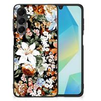 Bloemen Hoesje voor Samsung Galaxy A16 5G/4G Dark Flowers
