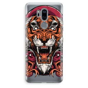 Tiger and Rattlesnakes: LG G7 Thinq Transparant Hoesje