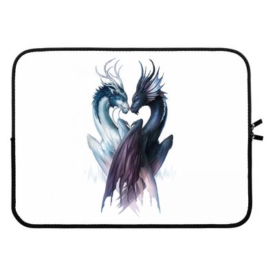 Yin Yang Dragons: Laptop sleeve 15 inch Yin Yang Dragons: Laptop sleeve 15 inch