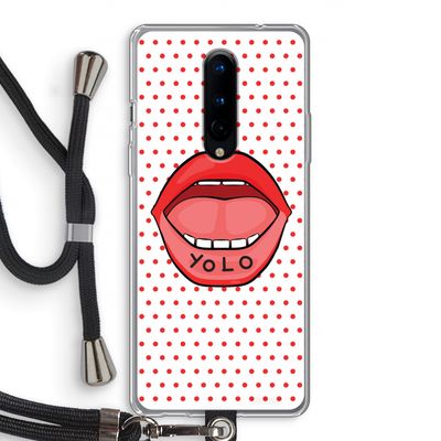 Yolo Denise: OnePlus 8 Transparant Hoesje met koord
