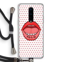 Yolo Denise: OnePlus 8 Transparant Hoesje met koord
