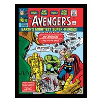 Marvel Collector Print Framed Poster Avangers vs. Loki Comic