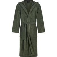 Cawö Cawo Heren Home Badjas met Capuchon Uni 829 XXL field