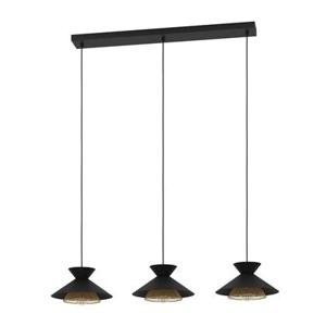 EGLO Grizedale Hanglamp - E27 - 96 cm - Zwart|Goud - Staal