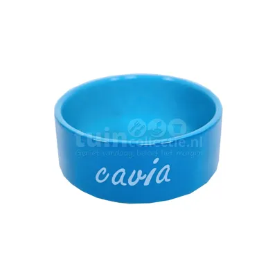 Boon Cavia Voerbak Steen Blauw Ø12cm