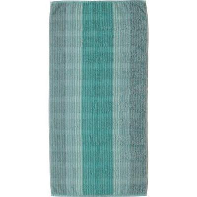Cawö Cawö Cashmere Streifen Badlaken Munt 80x150