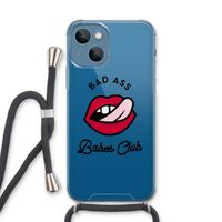 Badass Babes Club: iPhone 13 Transparant Hoesje met koord