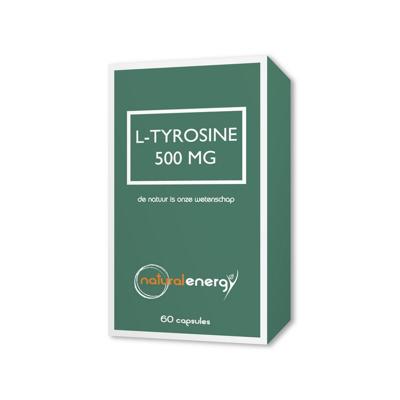 Natural Energy Aminozuren L-Tyrosine 500mg. 60Capsules Natural Energy Aminozuren L-Tyrosine 500mg. 60Capsules