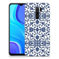 Xiaomi Redmi 9 | TPU Case | Flower Blue