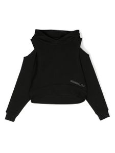 Monnalisa hoodie en coton mélangé - Noir