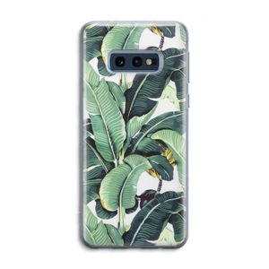 Bananenbladeren: Samsung Galaxy S10e Transparant Hoesje