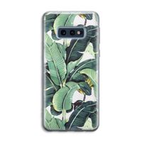 Bananenbladeren: Samsung Galaxy S10e Transparant Hoesje