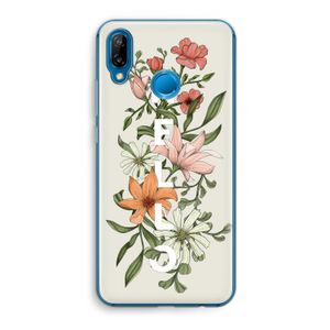 Hello bloemen: Huawei P20 Lite Transparant Hoesje
