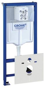 Grohe Rapid SL 3-in-1 set van wc-element en inbouwreservoir met wandbevestiging en geluidsdempingsset