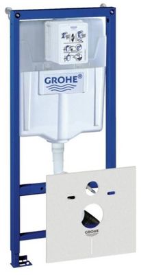 Grohe Rapid SL 3-in-1 set van wc-element en inbouwreservoir met wandbevestiging en geluidsdempingsset