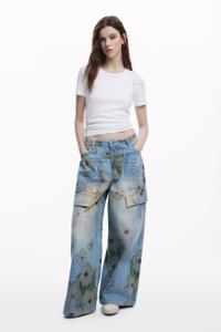 Jeans Wide Leg Collina Strada - BLUE - XL