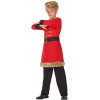 Rood/zwarte Kozakken kostuum voor jongens 140 (10-12 jaar)  -