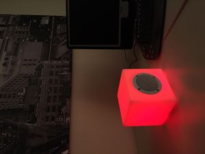 LED verlichting speaker 15 cm vierkant