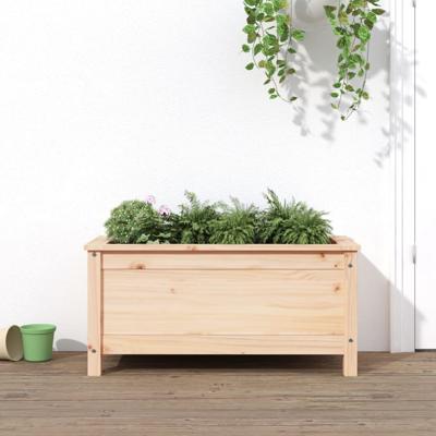 Plantenbak 82,5x40x39 cm massief grenenhout