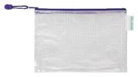 Opbergtas tarifold met rits 235x165mm pvc bl | 8 stuks
