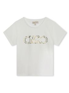 Michael Kors Kids t-shirt en coton à logo imprimé - Blanc