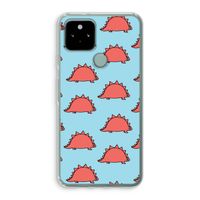 Dinosawrr: Google Pixel 5 Transparant Hoesje