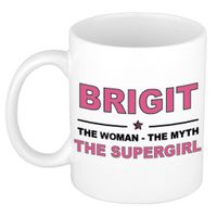 Brigit The woman, The myth the supergirl cadeau koffie mok / thee beker 300 ml