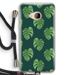 Monstera leaves: HTC U Play Transparant Hoesje met koord