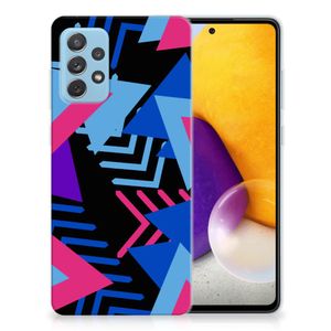 Samsung Galaxy A72 TPU Hoesje Funky Triangle