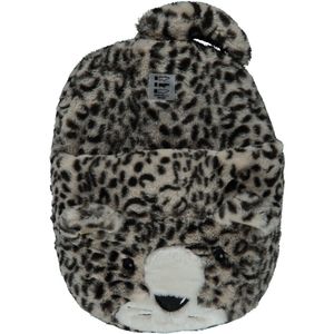 Grote panter/luipaard voetenwarmer slof voor kinderen/dames