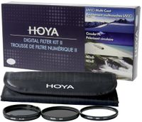 Hoya Digital Filter Kit II 37mm - UV, Polarisatie en NDX8 filter