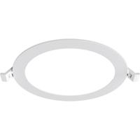 LED Downlight Inbouwspot Dimbaar - Brinton Thin - 12W 1120lm 120° Bundelhoek - Helder/Koud Wit 6500K - IP40 - Rond - Wit - Ø170mm Buitenmaat - Ø150mm Zaagmaat