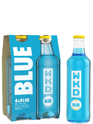 WKD Vodka Blue 4 pack 27,5 cl
