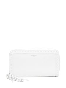 Lancel portefeuille Premier Flirt à détail de pompon - Blanc
