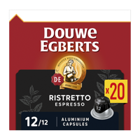 Douwe Egberts Espresso Ristretto - 20 koffiecups