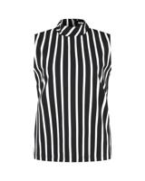 Lady Day Maud L24.380.2943 Tops En Singlets Black/wool White Stripe Lady Day Maud L24.380.2943 Tops En Singlets Black/wool White Stripe
