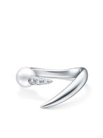 TASAKI bague Collection Line Danger Horn or blanc 18ct - Argent - thumbnail