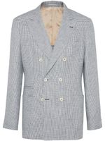 Brunello Cucinelli blazer à boutonnière croisée - Blanc - thumbnail