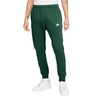 Nike Sportswear Club Fleece Joggingbroek Donkergroen Wit Nike Sportswear Club Fleece Joggingbroek Donkergroen Wit