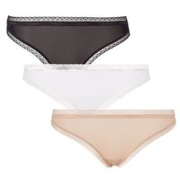 Calvin Klein 3 stuks Bottoms Up Refresh Bikinis