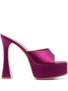 Amina Muaddi sandales Dalida 140 mm - Rose